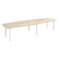 Table modulable Frégate 14 personnes peuplier