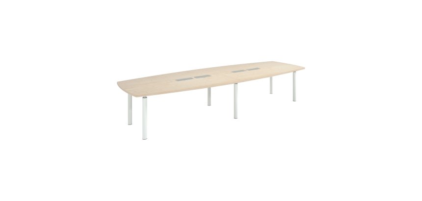 Table modulable Frégate 14 personnes peuplier