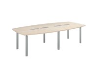 Table modulable Frégate 10 personnes peuplier
