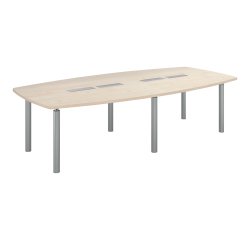 Table modulable Frégate 10 personnes peuplier