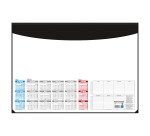 Sous-main avec calendrier 2025 55 x 40,5 cm noir