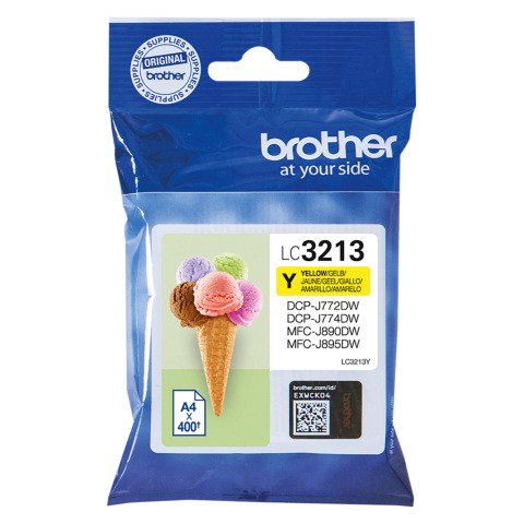 Brother LC3213 cartucho original amarillo (400 páginas)