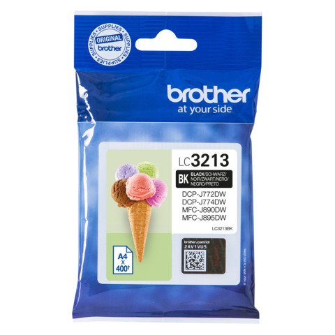 Brother LC3213 cartucho original negro (400 páginas)