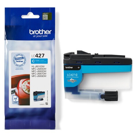 Cartouche Brother LC427 couleurs séparées pour imprimante jet d'encre
