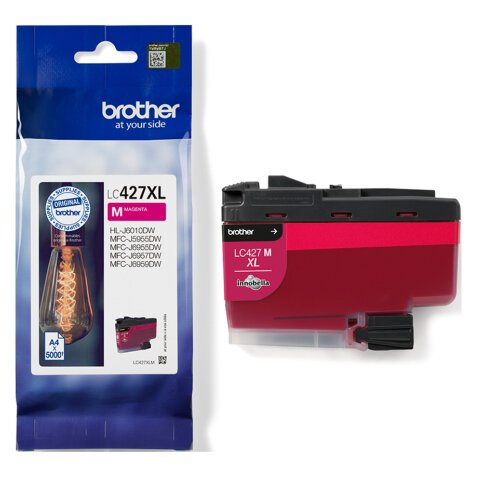 Cartridge Brother LC427XL afzonderlijke kleuren hoge capaciteit voor inkjetprinter