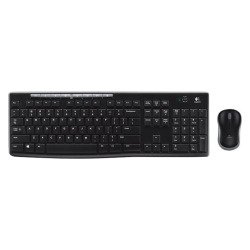 Ensemble clavier souris sans fil MK270 noir AZERTY Logitech