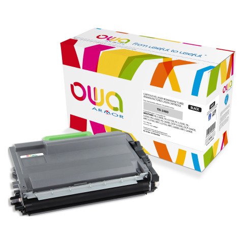 Tóner Owa compatible con Brother TN3480 negro alta capacidad