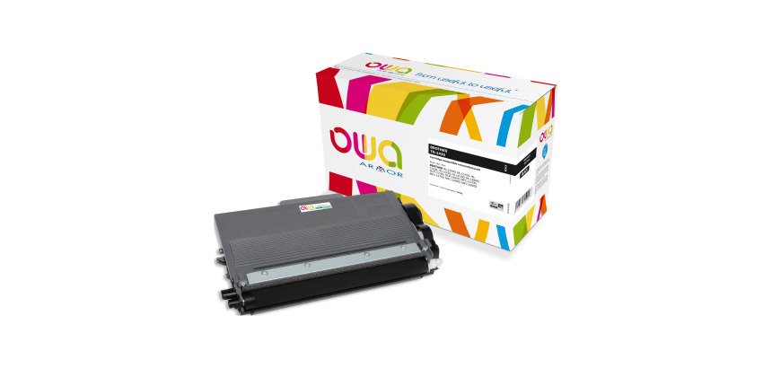 Toner Owa compatible Brother TN3430 noir pour imprimante laser