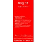 Thé noir English breakfast Bio Kusmi Tea - Boîte de 25 sachets