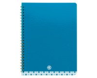 Cuaderno tapa cartulina flexible Bruneau A5 17x22 cm cuadricula 5x5 mm 100 páginas