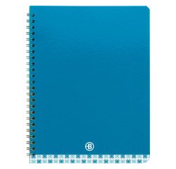 Cuaderno tapa cartulina flexible Bruneau A5 17x22 cm cuadricula 5x5 mm 100 páginas