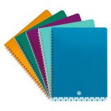 Cahier spirale standard Bruneau 17 x 22 cm petits carreaux 100 pages