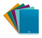 Cahier spirale standard Bruneau 17 x 22 cm petits carreaux 100 pages