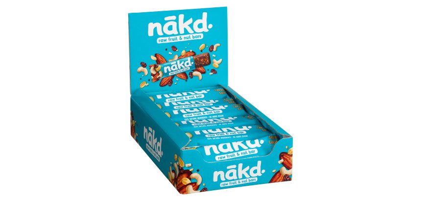 Barre fruits secs caramel beurre salé sans gluten Nakd - 35 g