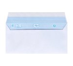 Enveloppe 110 x 220 mm 80 g La Couronne avec fenêtre 45 x 100 mm blanche - Boîte de 200