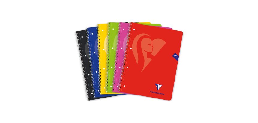 Cuaderno tapa flexible A4+ 80h 5x5 Clairefontaine