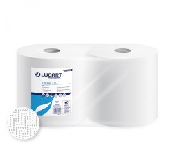 Bobine d'essuyage Lucart Strong 1000 - blanche
