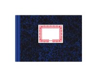 Libro cartoné de contabilidad rayado cuarto apaisado Dohe