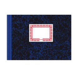 Libro cartoné de contabilidad rayado cuarto apaisado Dohe