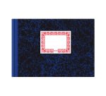 Libro cartoné de contabilidad rayado cuarto apaisado Dohe