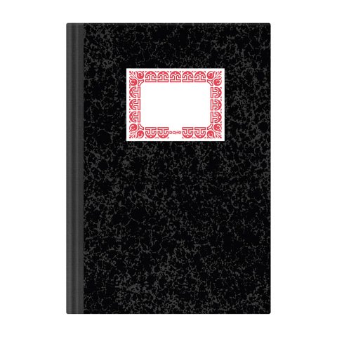 Libro cartoné de contabilidad cuadriculado Cuarto natural Dohe