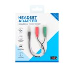 Adaptador Jack 3,5mm TnB macho a doble hembra