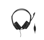 Auriculares circumaurales con micrófono HS-200 TnB jack 3,5mm color negro