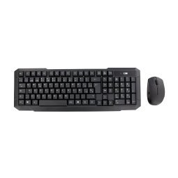 Pack teclado + ratón inalámbricos Bridge TnB color negro