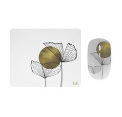 Pack Alfombrilla + ratón inalámbrico Full Moon TnB