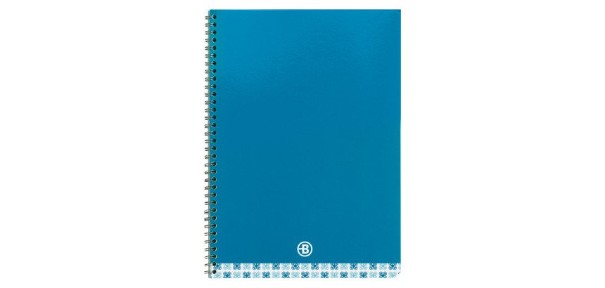 Cahier spirale standard Bruneau A4 21 x 29,7 cm grands carreaux 100 pages