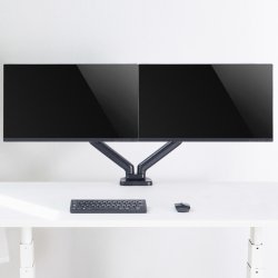 Dual screen support arm T'nB