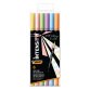 Rotuladores Doble Punta Intensity Bic- Bolsa 6 Colores Pastel