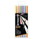 Rotuladores Doble Punta Intensity Bic- Bolsa 6 Colores Pastel