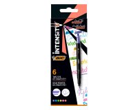 Subrayador Fluorescente Intensity Doble Punta Bic - Caja 6 Surtidos