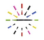 Rotuladores Doble Punta Intensity Bic- Bolsa 6 Colores Clásico