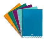 Cahier spirale standard Bruneau A4 21 x 29,7 cm petits carreaux 100 pages