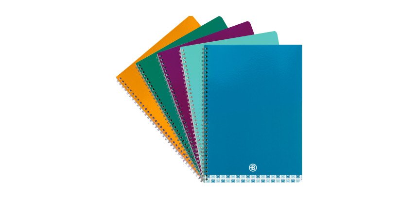 Cahier spirale standard Bruneau A4 21 x 29,7 cm petits carreaux 100 pages