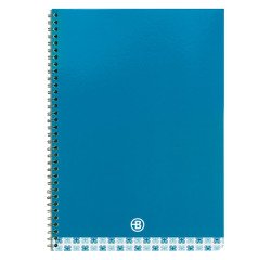 Cuaderno tapa cartulina flexible Bruneau A4 21x29,7 cm cuadricula 5x5 mm 100 páginas