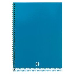 Cuaderno tapa cartulina flexible Bruneau A4 21x29,7 cm cuadricula 5x5 mm 100 páginas