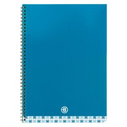 Cahier spirale standard Bruneau A4 21 x 29,7 cm petits carreaux 100 pages