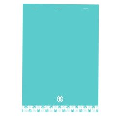 Bloc de oficina Executive Bruneau A4 21 x 29,7 cm grapado - 5 x 5 - 80 páginas