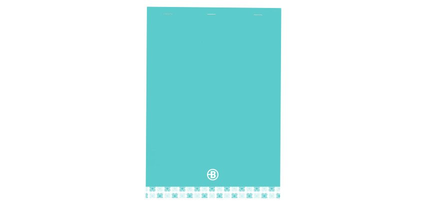 Schreibblock Executive Bruneau 21 x 29,7 cm geheftet - 5 x 5 - 80 Blätter