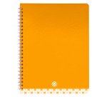 Cahier spirale standard Bruneau 17 x 22 cm grands carreaux 100 pages