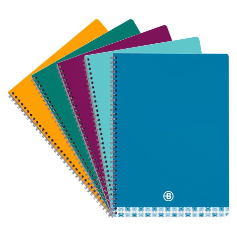 Cahier spirale standard Bruneau 24 x 32 cm grands carreaux 100 pages