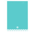 Bloc de bureau Executive Bruneau 14,8 x 21 cm agrafé - 5 x 5 - 80 feuilles