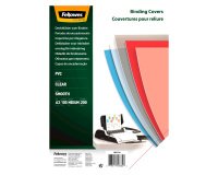 Cubiertas para encuadernar PVC 200 micras A3 transparente Fellowes - Paquete de 100