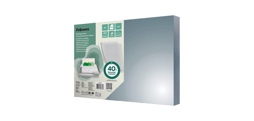Couverture de reliure PVC 20/100 transparente incolore A3 - Paquet de 100