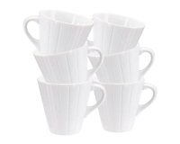 Set mit 6 Kaffeetassen - Untertassen nicht einbegriffen