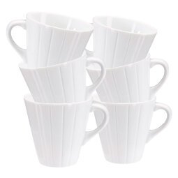 Set of 6 coffee cups - saucers not included