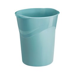 Corbeille à papier plastique Cep Riviera couleur 14 L vert